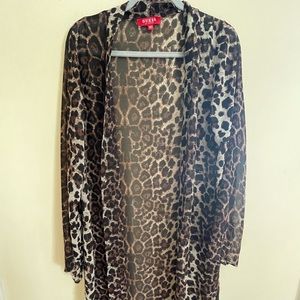 Guess Cheetah Duster M/L